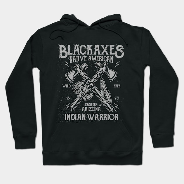 Indian Warrior Hoodie by Jarecrow 